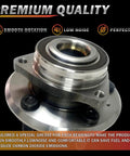 Drop In Wheel Hub Bearing Assembly For Front And Rear 5 Lug Compatible With Cadillac CTS 2008 To 2014 XTS 2018 To 2019 Camaro 2010 To 2015 And Impala 2018 To 2019 With ABS Encoder 5132 Part Number, shown in close-up view.