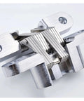 Concealed Overlay Cabinet Hinges For Hidden Doors 180 Degree Folding Heavy Duty Stainless Steel Hinge With 360 Degree Rotation Built In
