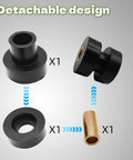 Exhaust Valves Bushing Kit For Peterbilt 357 375 379 385 Trucks With Durable Rubber And Metal Mounts Muffler Hanger Set