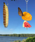 2 Pieces Outdoor Butterfly Banana Holder And Hammock Stand Hangable Butterfly Feeders For Garden Or Backyard