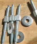 Beefy Heavy Duty Quick Release Core Drill Stand Anchor Bolt Set With Nut Reusable Expansion Bolt M12 Threaded Bolt
