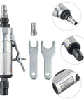 Killer Pneumatic Air Die Grinder Kit Delivers 23000 RPM for Metal Polish and Engrave Lightweight aluminum body with accessories.
