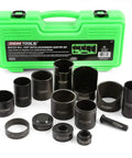 14 Piece Ball Joint Installer And Remover Adapter Set Pro Grade Heavy Duty All In One Kit with case and adapters