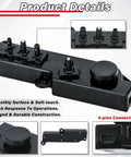 Tesla Model 3 and Model Y right passenger power seat switch replacement for front seat controls including forward backward up down tilt recline fits 2017-2022