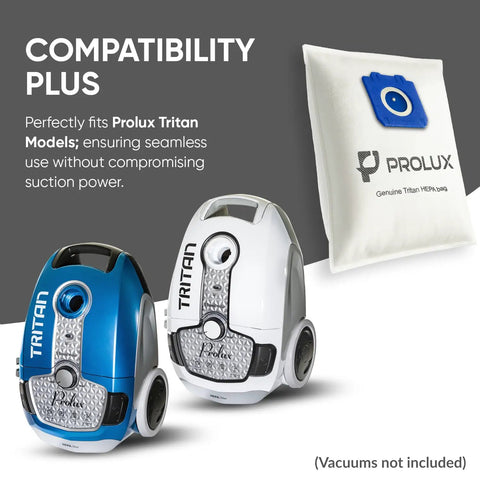 Six Pack HEPA Vacuum Bags And Two Post Filters For Tritan Series Vacuums A Top Notch Replacement Set featuring compatibility fit