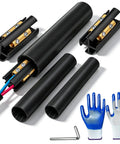 3 Pack Top Shelf Underground Wire Splice Kit For 14/3 To 8/3 Awg Wire With Knockout 600V Rating includes heat tubes and gloves.