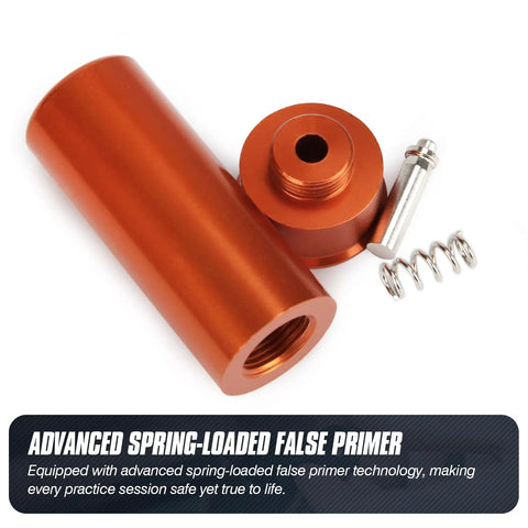 Advanced spring-loaded false primer in 4 Pack Aluminum Snap Caps For 12 Gauge And 20 Gauge Shotguns Safe Dry Fire Training Rounds