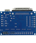 Back view of 4 Axis LPT Port USB Card Motion Controller for stepper motor engraving machine comparable to UC100.
