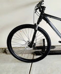 Front wheel of a bike with Two Pack 160Mm Disc Brake Rotor Stainless Steel With Six Bolts For Road Bikes Mountain Bikes MTB And BMX Beefy Durability Wear Resistant High Temperature Tolerance With Polished Surface And Precise Fit