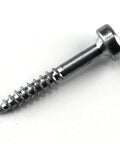 Pocket Hole No 6 Wood Screw 1 Inch Fine Pan Head close-up, part of 100 pack for DIY woodworking and cabinetry, strong pocket joints