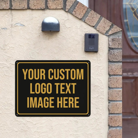 Custom Outdoor Metal Sign Make Your Own Personalized Sign Add Text Photo Or Logo For Office Home Bar Indoor Outdoor Use 8x12 Inches