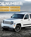 Beefed Up Front Drive Shaft Replacement For Jeep Liberty 2008 2009 2010 2011 2012 V6 3.7L 4WD OE Numbers 52853442AC 52853442AD 52853442AE 52853442AF Direct Fit white Jeep Liberty