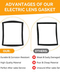 Electric Lens Gasket Replacement For Elite Series Welding Helmets Premium Front Lens Seal Advantages Comparison Chart