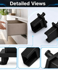 Heavy Duty 2 Pack Drawer Slide Socket Replacement Kit showing connectors for cabinet track repair and smooth gliding drawers.