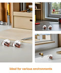 Replacement Drawer Glide Kit Bottom Mount Plastic Drawer Slides for Cabinets Dressers and Kitchen Furniture shown in use