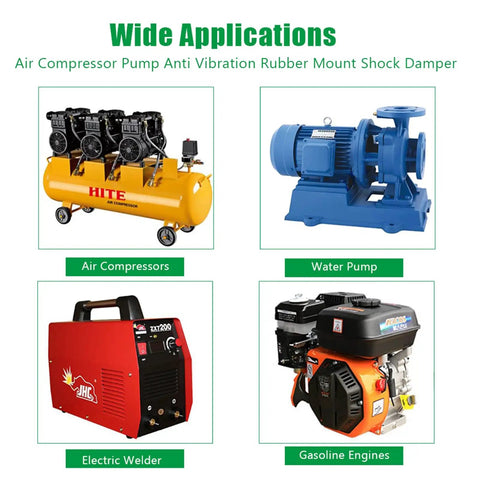 Heavy Duty Rubber Bearing Anti Vibration Mounts For Water Pumps And Air Compressors Built Tough With Rock Solid Dampening For Zero Drama And Badass Daily Drivers