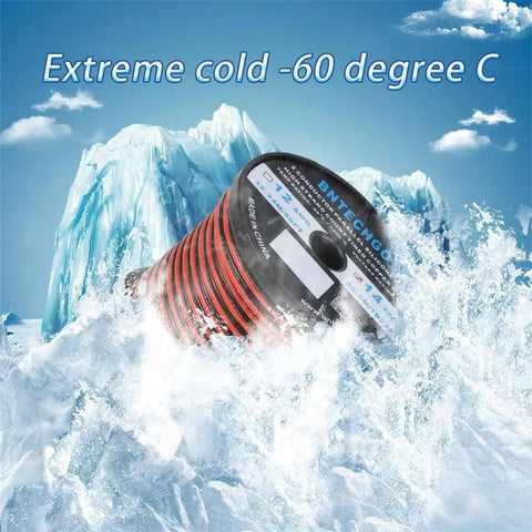 14 Gauge Flexible 2 Conductor Silicone Wire Spool Red Black Parallel For LED Strip Extension Cable 600V 200 C Temp 100ft