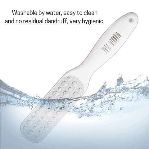 Easy At Home Foot Care Kit With Quick Peel Spray And Foot File Rasp For Callus Removal Three Minute Quick Fix pedicure tool in water