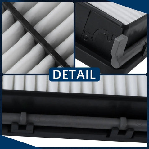 Close-up of engine air filter replacement for Hyundai Palisade, 3.8L, replaces CA11943 28113-A9100, showing pleated filter material.