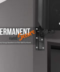 90 To 30 Degree Tilt And Rotation Adjustable Dual Universal Wall Mount Speaker Bracket With Solid Steel Safety Pin mounting a speaker