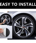 American Flag Wheel Center Caps And 56 Mm Hub Covers With Bold Black Red Detail For Fresh Auto Exterior Mods installation steps.