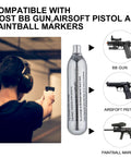 12 Gram CO2 Cartridges Non-Threaded For Paintball Guns Pellet Guns BB Guns And Airsoft Guns High-Grade CO2 Cylinders