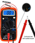 Vpro850L Digital Multimeter DC AC Voltmeter Ohm Volt Amp Tester With Diode Test And Continuity Detector in use displaying 001