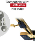 No Fuss K80-50295 Access Door Replacement Key For Commercial And Residential Gate Openers Packs Q118 Direct Match And Robby Cloud Keychain Linkage For Smooth Everyday Cycle Control with LiftMaster Hercules.