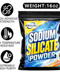 Tough As Nails Sodium Silicate Powder Heavy Duty Concrete Sealer 16oz package with high adhesive strength and temperature resistance.