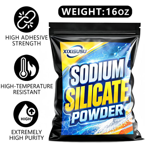 Tough As Nails Sodium Silicate Powder Heavy Duty Concrete Sealer 16oz package with high adhesive strength and temperature resistance.