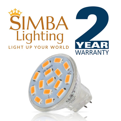 LED MR11 Flood Light Bulbs 10 Pack 12V 3W 240 Lumens 20W Halogen Replacement GU4 Bi Pin Base 2-year warranty packaging
