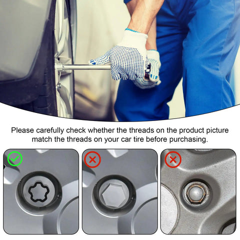 Kick The F Type Lug Nut Lock Down With This Special Steel Tool Kit For Safe Dismantling And Installing Anti Theft Security Wheel Nuts On Your Car Today, steel wheel lock tool