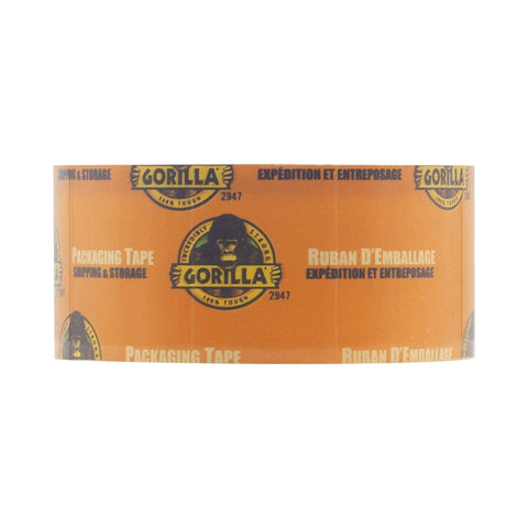 Tough As Nails Heavy Duty Large Core Packing Tape For Moving And Storage, Extra Thick Clear Adhesive Rolls, Tear Resistant And Moisture Proof For Shipping Boxes, Smooth Cut Design, Pack Of One