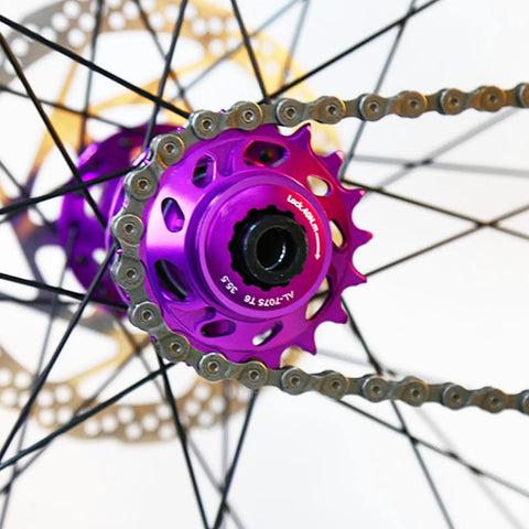 15T 16T 18T Single Speed Cogs Conversion Kit For Multi Speed Bikes To Dirt Jump BMX Aluminum Cassette with Spacer and Locking Ring