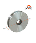 Heavy Duty Cable Sheave For Lifts Replacement Pulley SVI BH 7234 40 Compatible Ref X10 057, 3-inch metal pulley side view