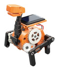 Eight In One Solar Robot Kit For STEM Fans Super Easy To Build Eight Solar Powered Robots In Minutes No Batteries Needed Solar Panel Included Learn Solar Energy And Tech With A Drummer Bot Racer Bot Tank Bot Armadillo Bot Dino Bot And More, orange solar robot kit