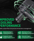 Tight Fit No Sweat Swap Durable Electric Auxiliary Water Pump For Ford Escape And Fusion Coolant System with improved cooling performance.