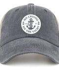 Casual Dope Hats For Men - Everyday Cotton Baseball Caps And Golf Trucker Style Hats, Adjustable Fit, with nautical patch