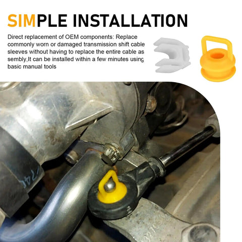 Shift Cable Bushing Repair Kit For Chevy Silverado 1500 2500 3500 And Other Big Rigs, Quick Fix Transmission Linkage