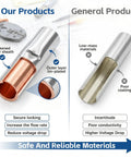 Heavy Duty 4 6 And 8 AWG Copper Heat Shrink Butt Connectors With Double Wall Insulation And Hot Melt Adhesive For Waterproof Weatherproof Underground Wire Splicing Made To Stick Like Glue And Keep Rust Away For Serious Car Guys And Pros, copper connector cutaway