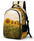 Sunflower Farm Barn Landscape Backpack For Daily Carry And Everyday Use Unisex Large Capacity Daypack With Durable Polyester