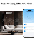 FP1E Zigbee Presence Sensor With MmWave Radar, Wired Motion Sensing And AI Spatial Learning installation setup on mobile app