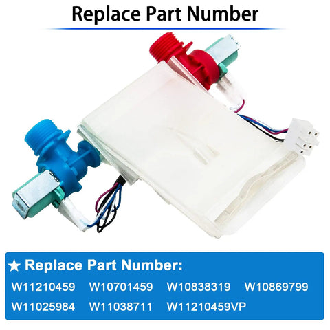 Washer Water Inlet Valve Replacement For Kenmore Maytag Crosley Amana Inglis Fast Fix For Leaks And Irregular Water Flow