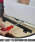 Installation of Heavy Duty Steel Keyboard Drawer Slides For Computer Desk Side Mount Keyboard Trays Ultra Smooth Glides