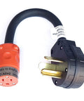 Plug And Play EV Charger Upgrader Adapter For Toyota Prius Prime and Hybrids, 10 inch NEMA 10-30 charger connection.