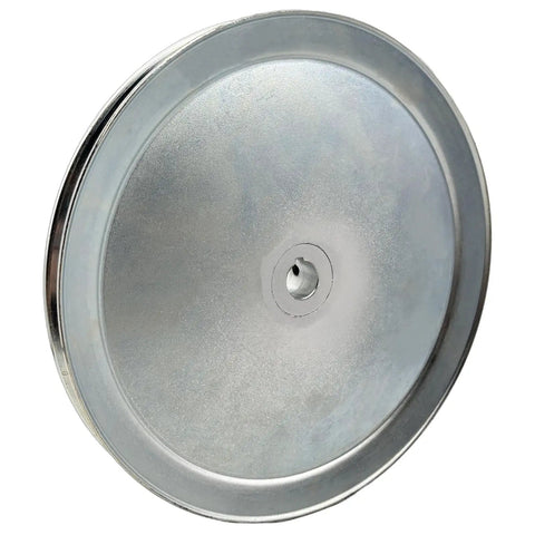 10 Inch Single Groove V Belt Pulley Three Quarter Inch Bore Carbon Steel Zinc Plated Motor Drive Pulley For A B 5L 4L V Belts