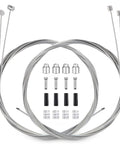 Universal 2M Bike Brake And Gear Shifter Cable Set For Mountain Bikes With End Caps Ferrules O Rings And Housing End Caps Pro Grade Easy Install For MTB No Fuss Install
