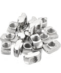 Heavy Duty T Nut Kit For Aluminum Profiles 2020 3030 4040 96 Piece Hammer Head Sliding T Nuts Set M3 M4 M5 M6 M8 in carbon steel