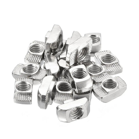 Heavy Duty T Nut Kit For Aluminum Profiles 2020 3030 4040 96 Piece Hammer Head Sliding T Nuts Set M3 M4 M5 M6 M8 in carbon steel