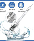 Handy Digital Caliper Measuring Tool With Large LCD Screen 6 Inch 150mm Stainless Steel Vernier caliper in water splash